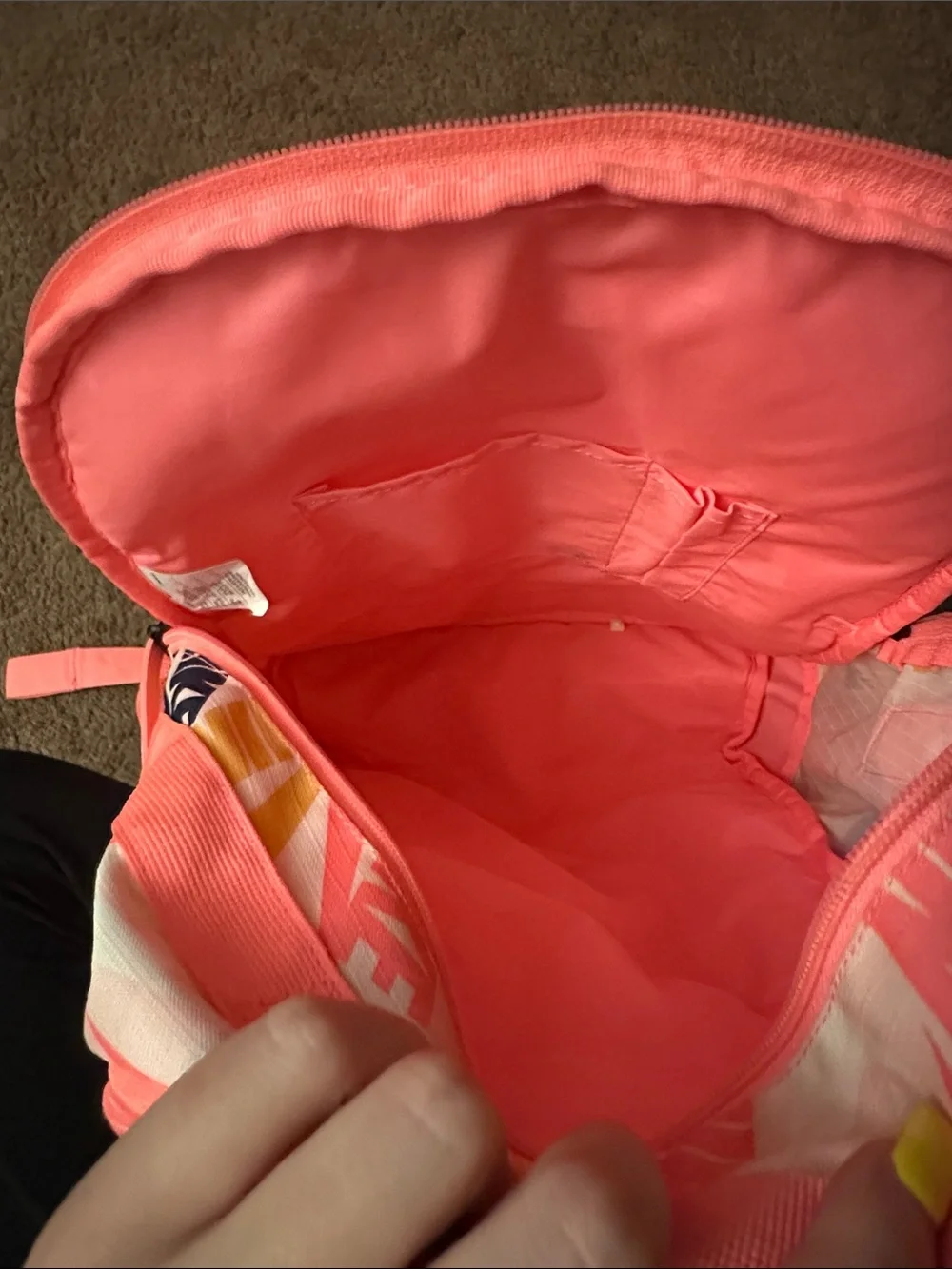 Nike Pink Multi-Logo Swoosh Backpack